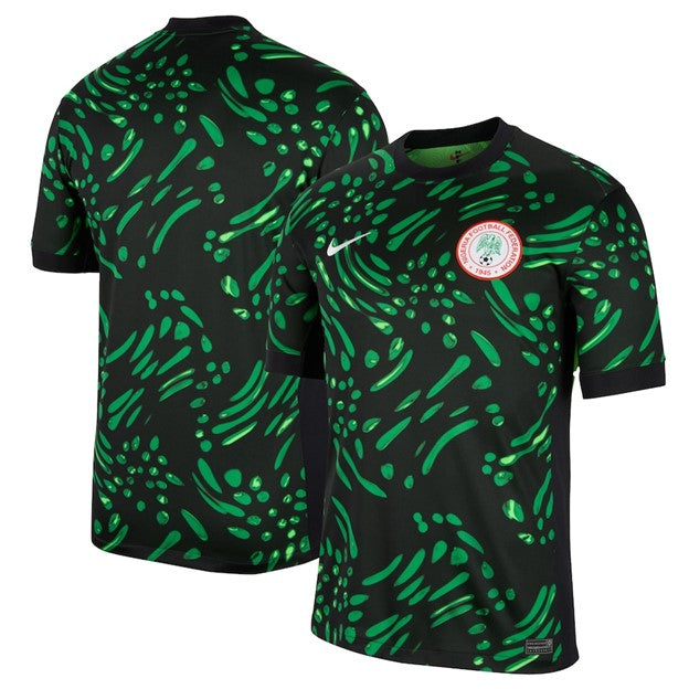Front and Back View of Nigeria 2024/2025 Away Soccer Jersey