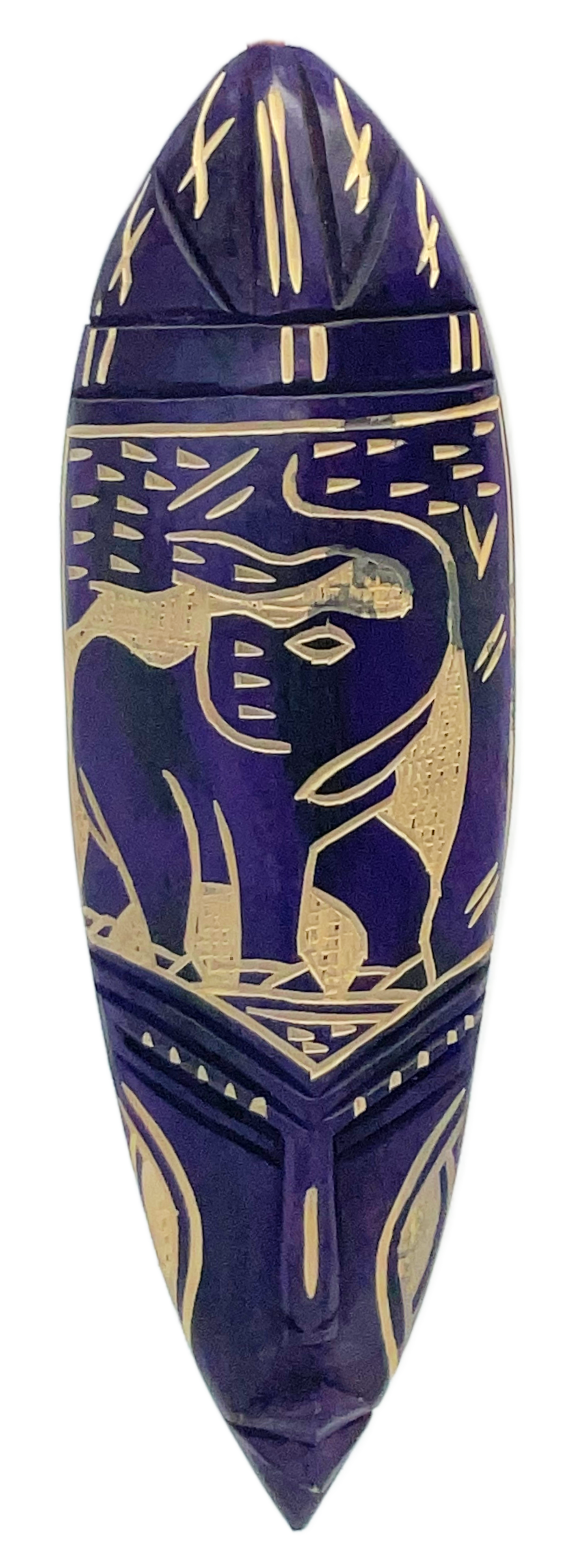 A Hand Carved Nigerian Mask 'Elephant'