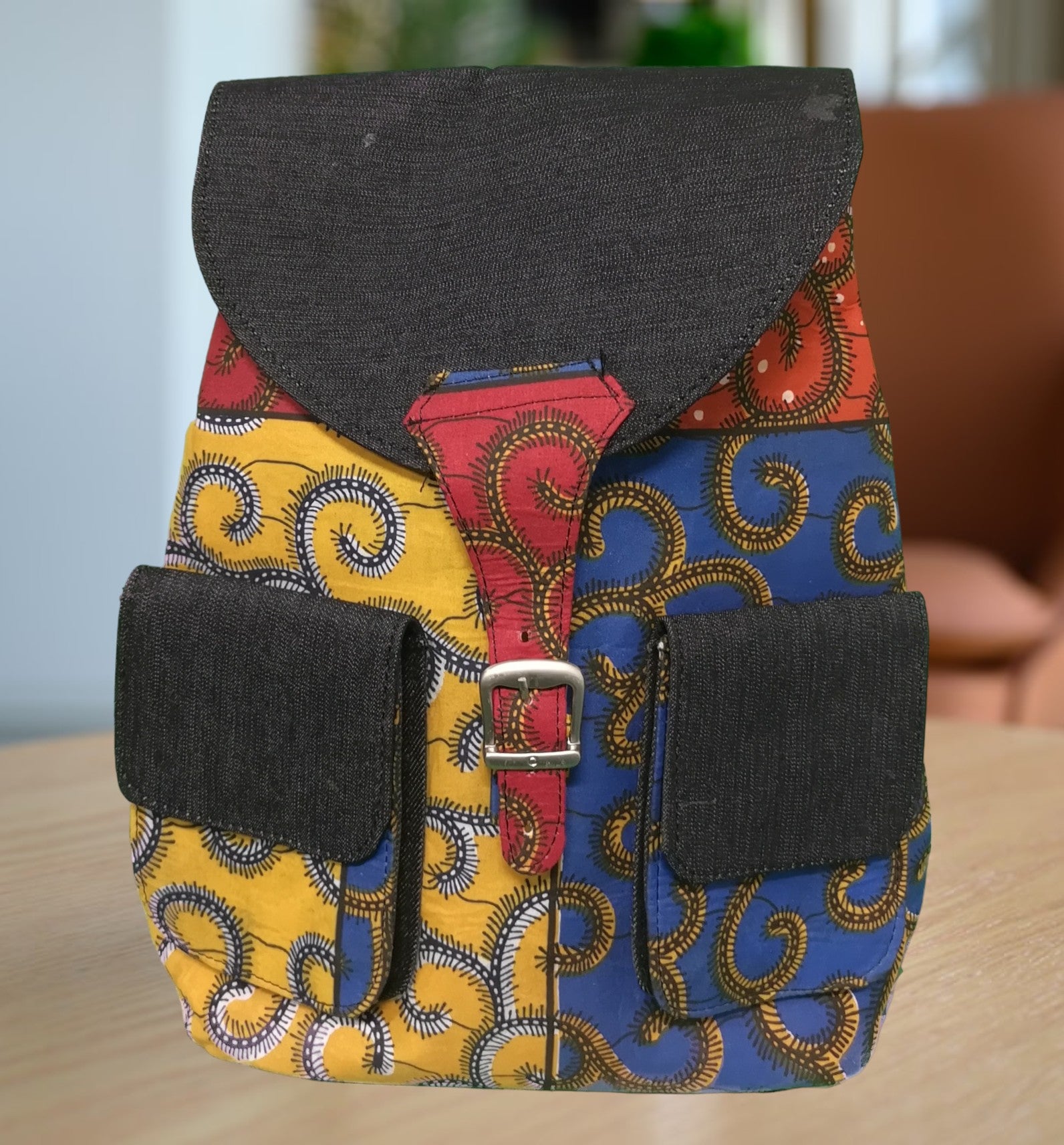 Ankara Backpack (Yellow Blue)