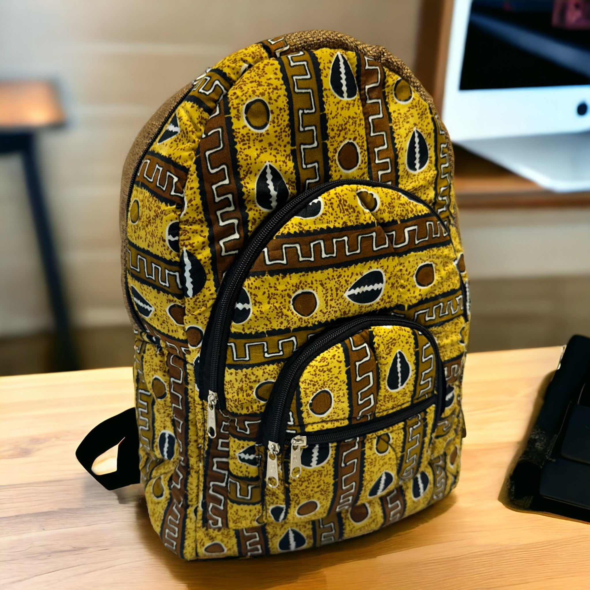 Ankara Backpack (Yellow Brown)