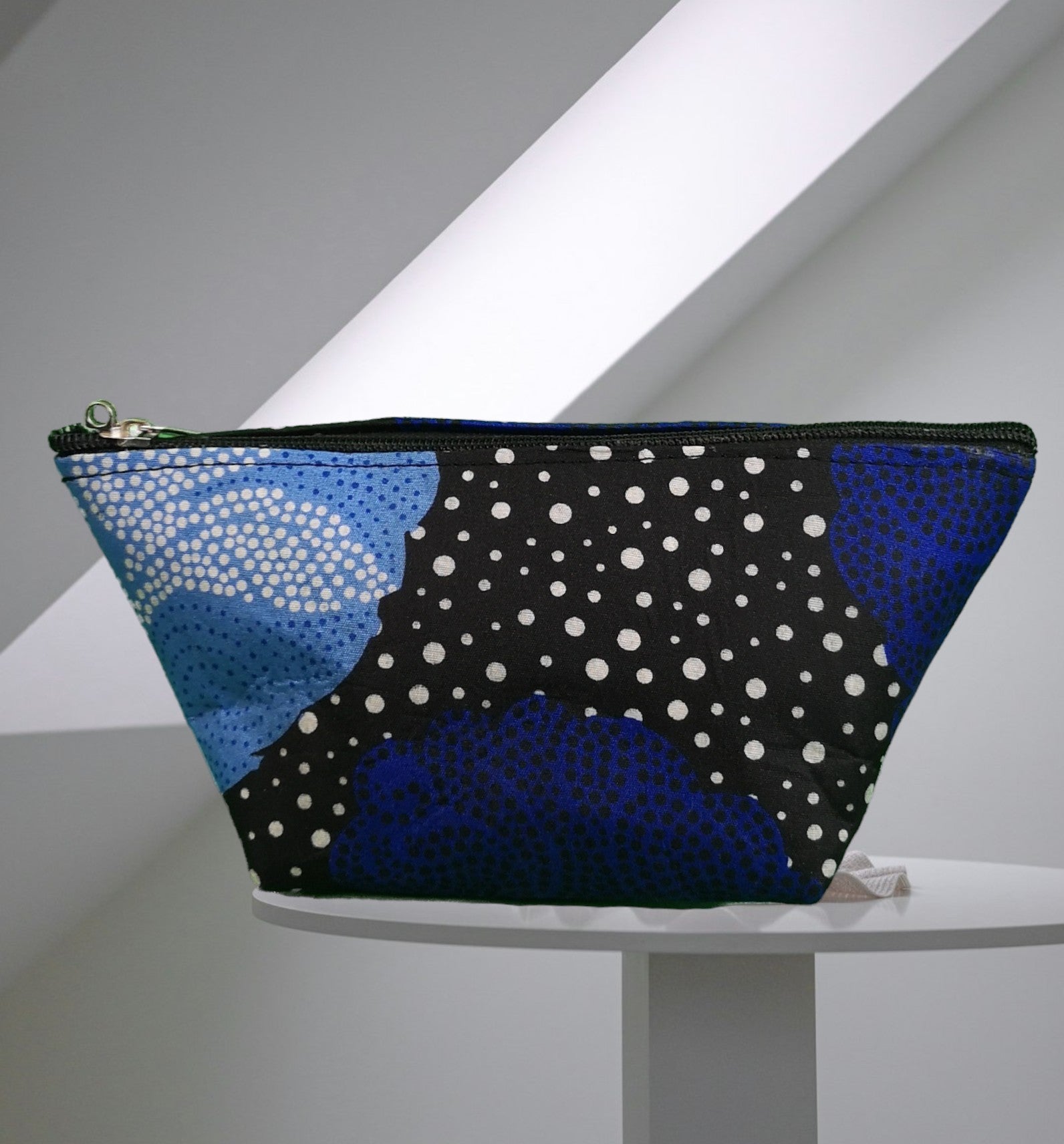Ankara Cosmetic Pouch (Blue)