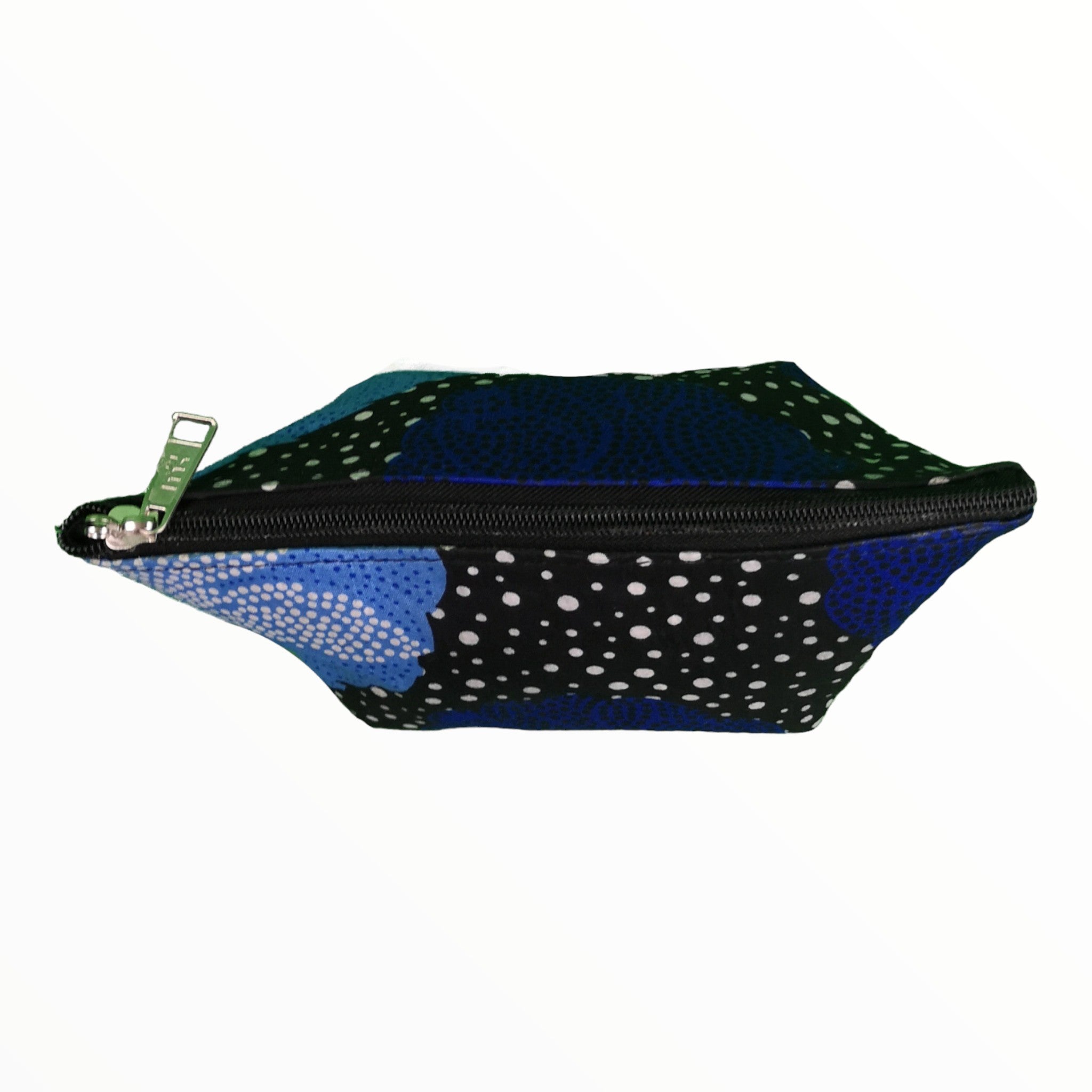Ankara Cosmetic Pouch (Blue)