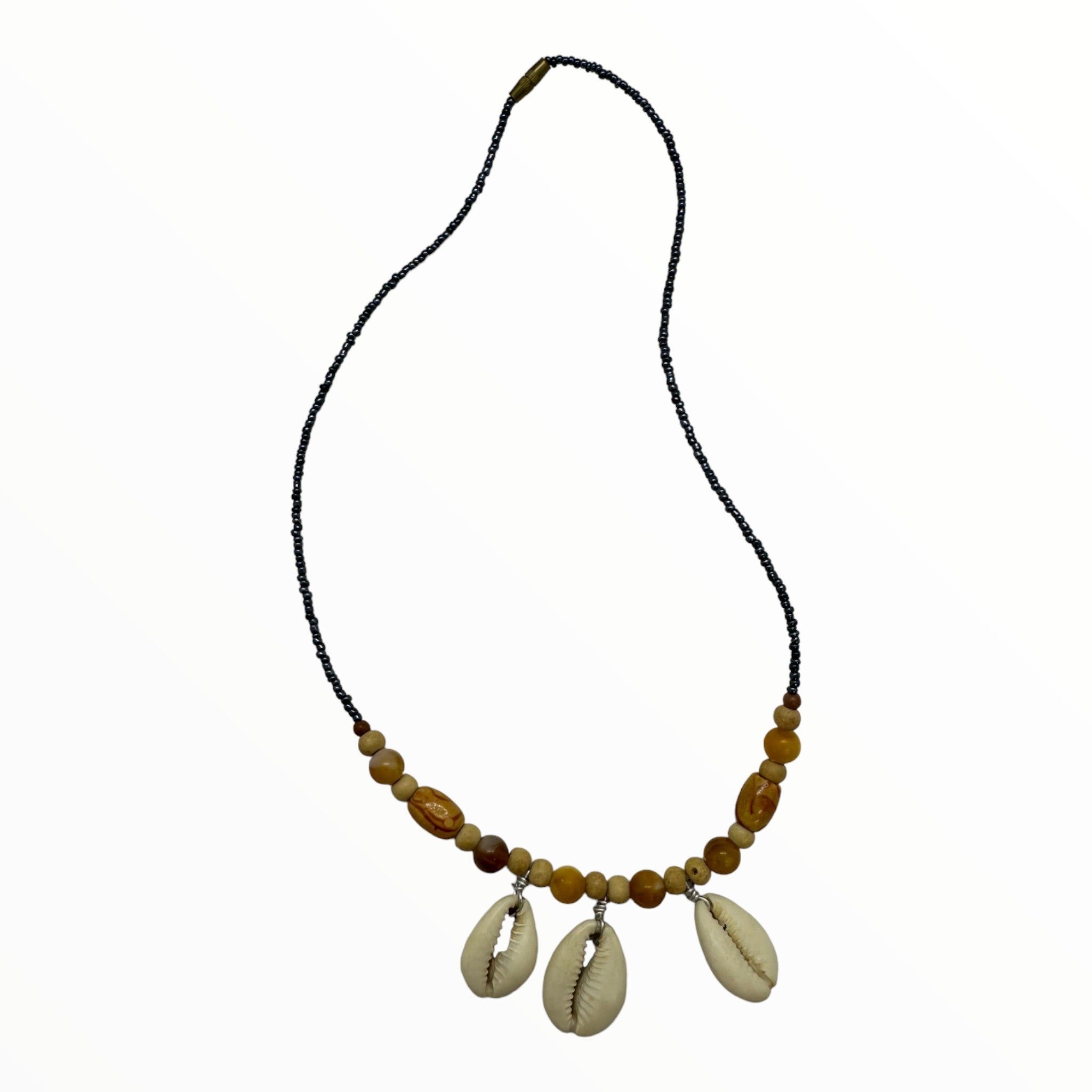 Cowry Shells Beaded Necklace