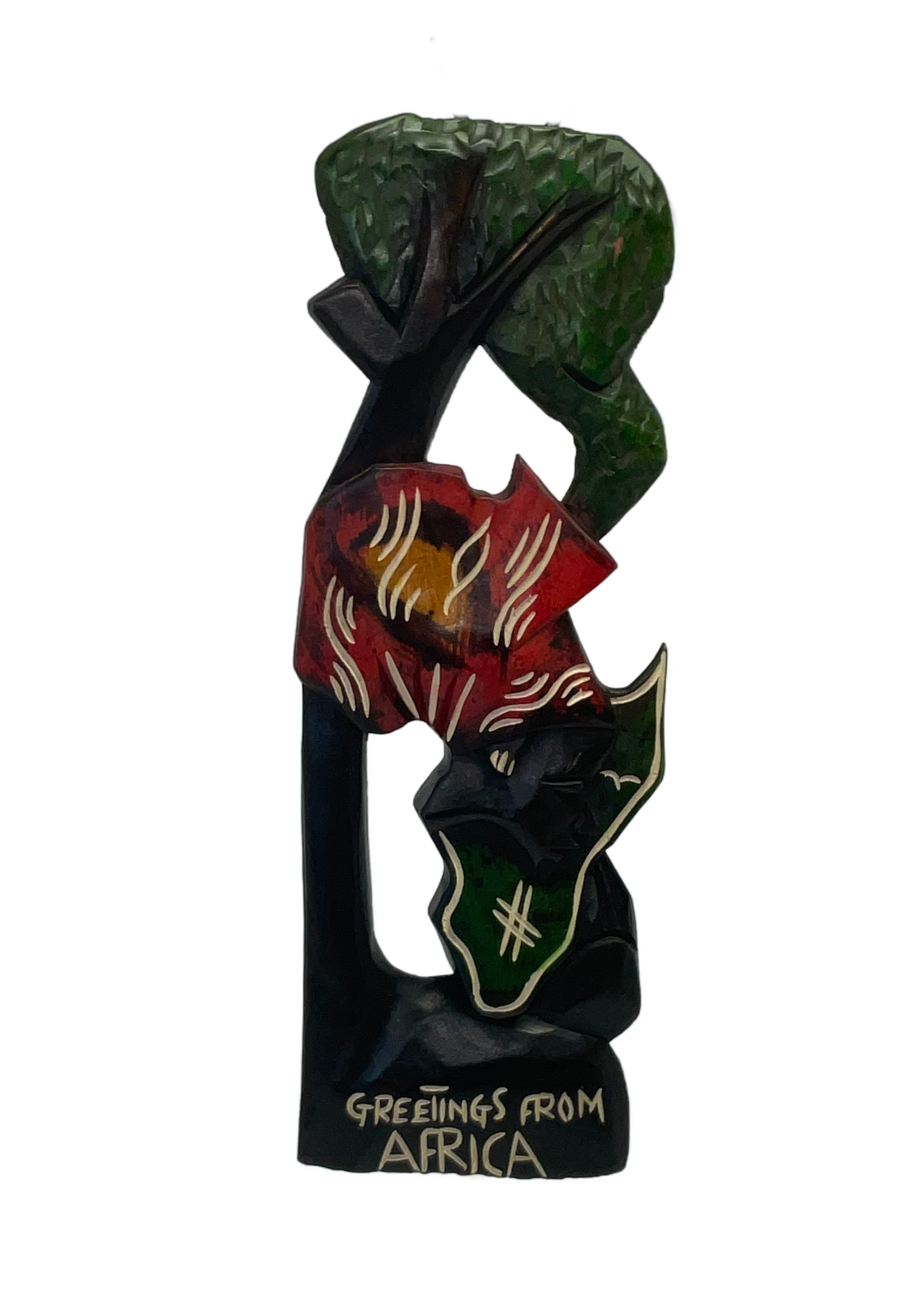 Greetings from Africa 'Mother Africa' Wooden Wall Art