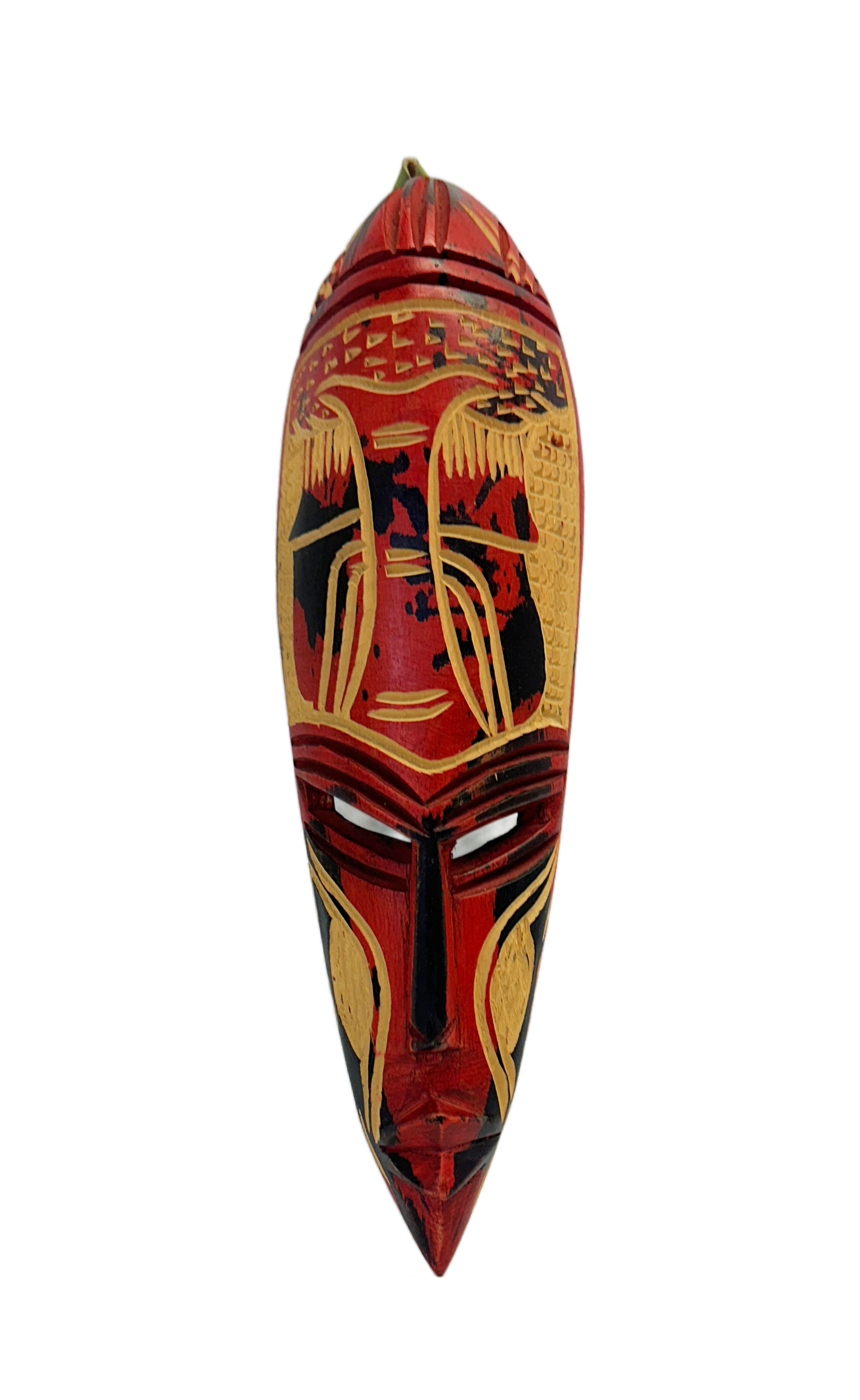 Hand Carved Nigerian Mask 'The Masquerade'