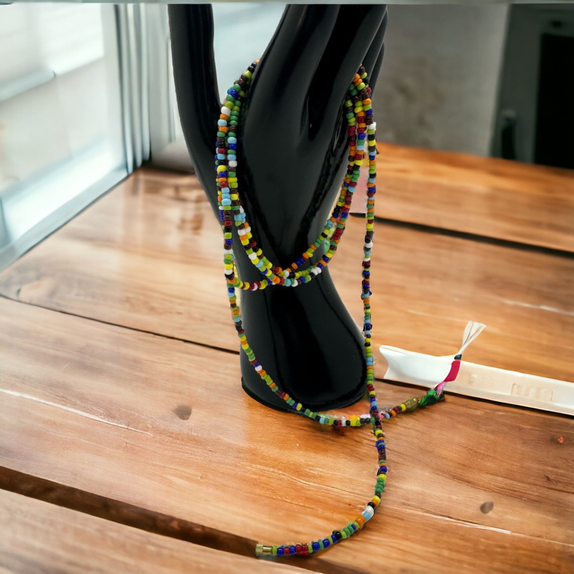African Waist Beads- Versatile (Green)