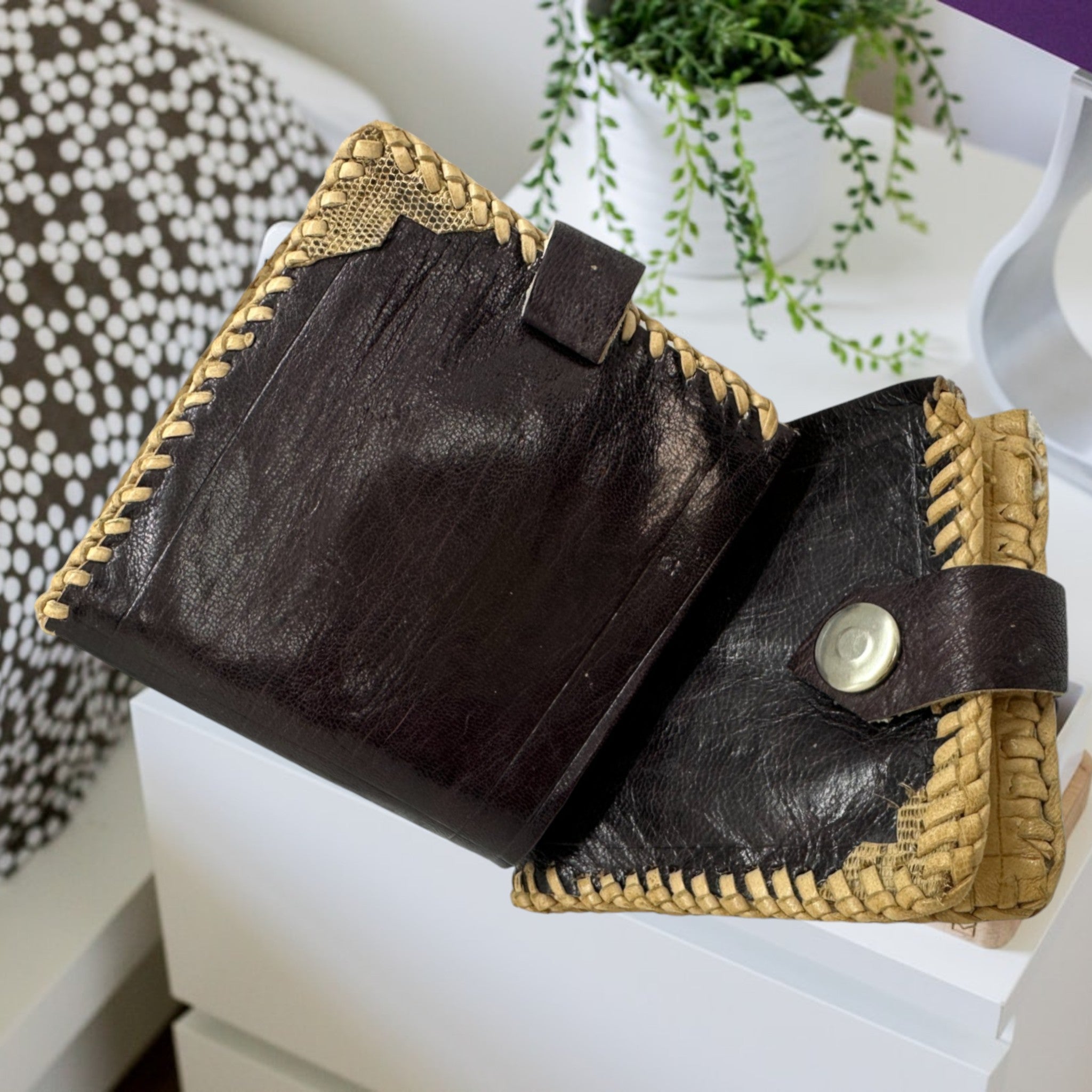 Leather Wallet (Dark Brown)