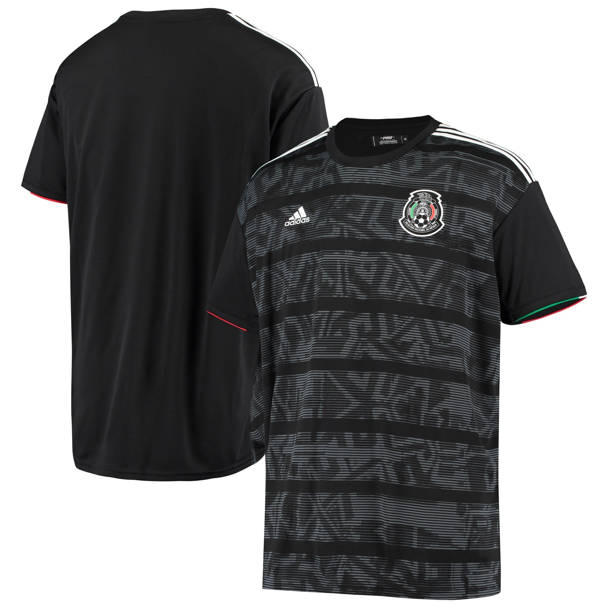 Front and Back view of Mexico 2019/2020 Home Soccer Jersey (Male)