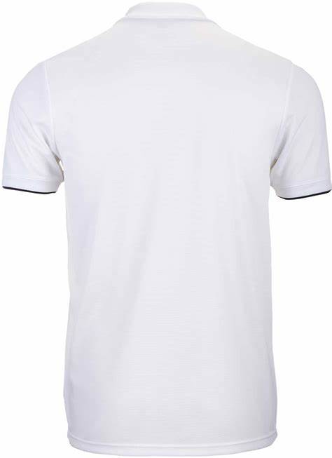 Back view of Real Madrid 2018/2019 Home Soccer Jersey