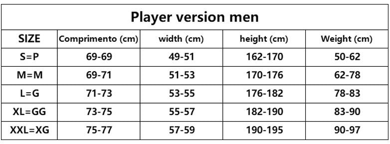 Size compilation of Nigeria 2022/2023 Home Soccer Jersey