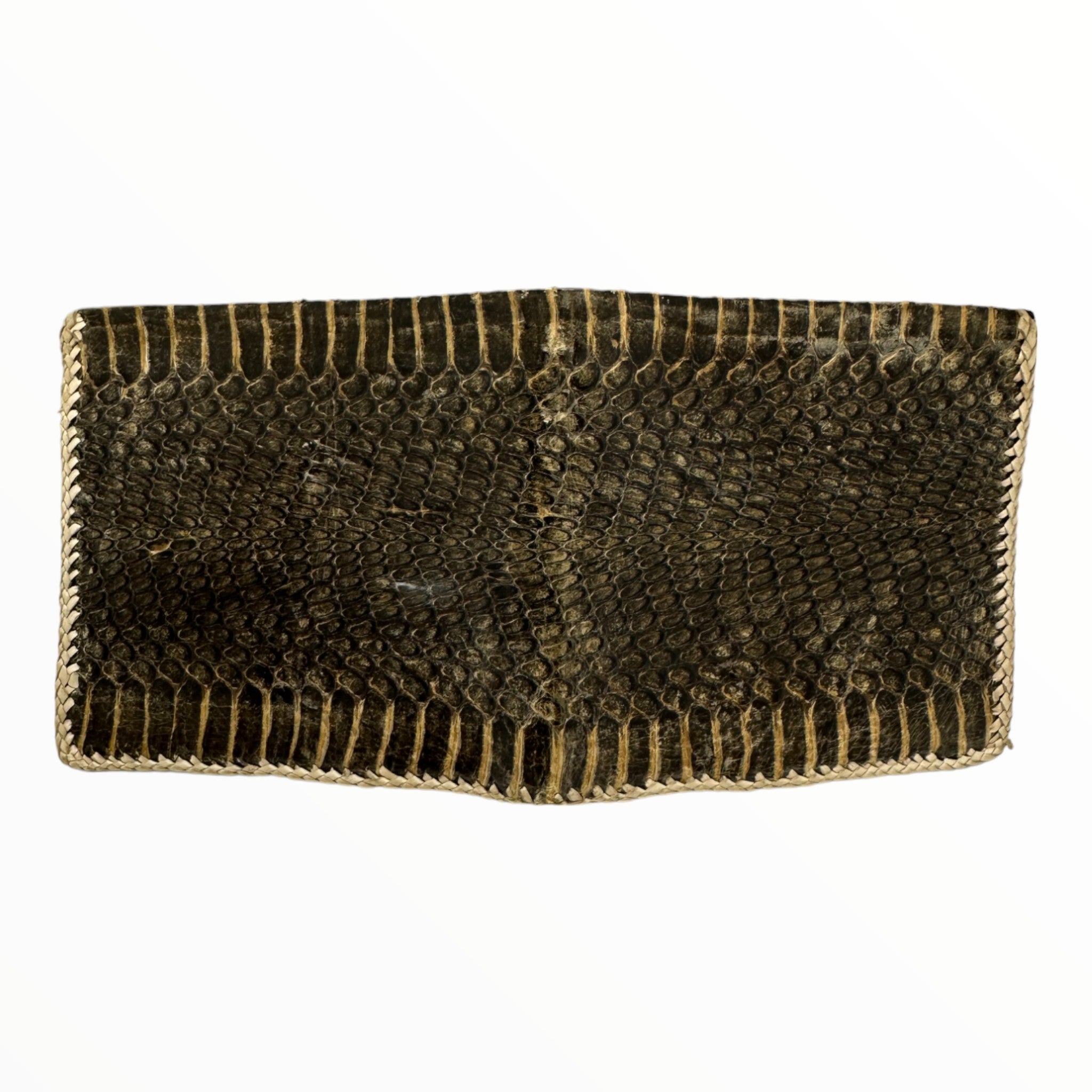Snakeskin Wallet (Gray Brown)
