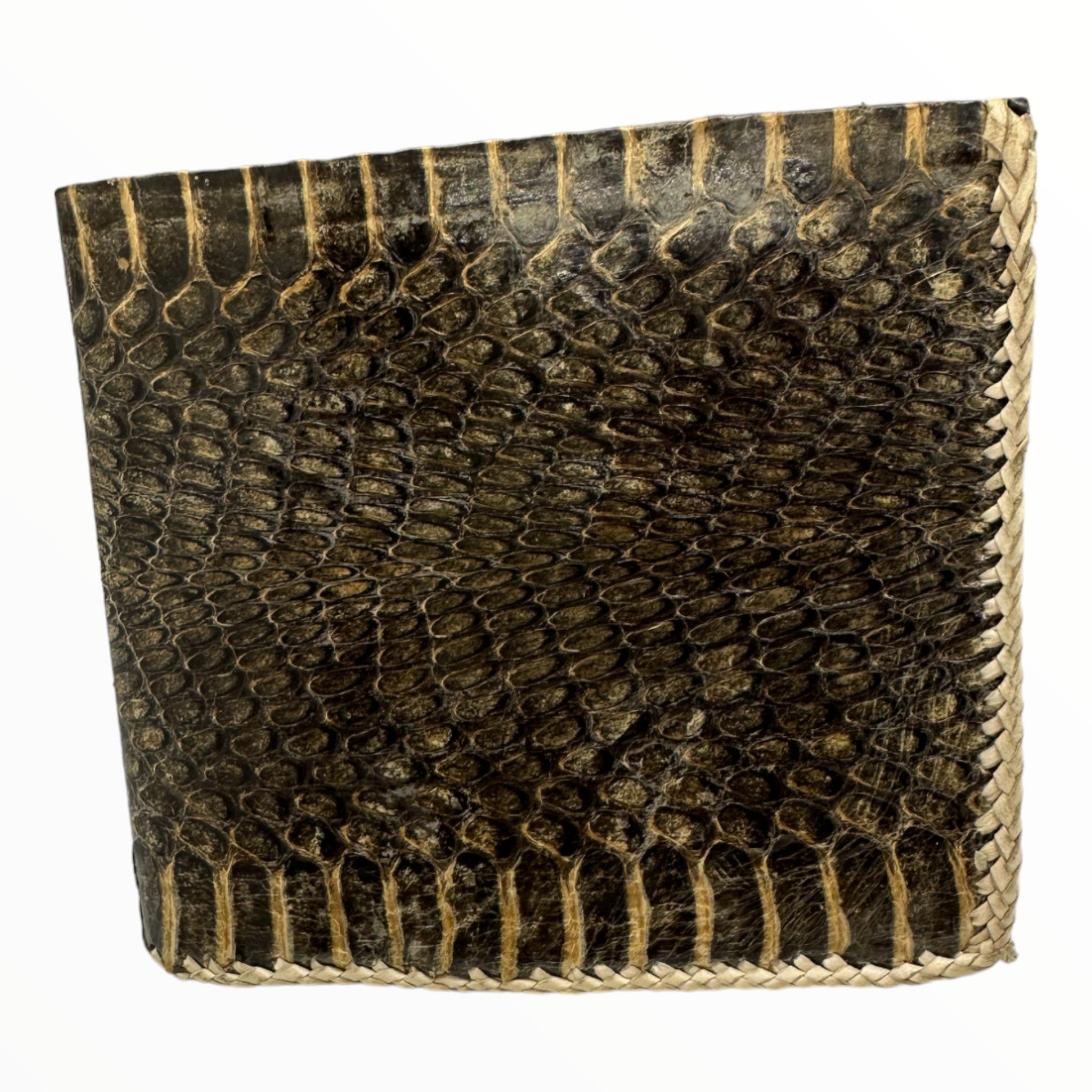 Snakeskin Wallet (Gray Brown)