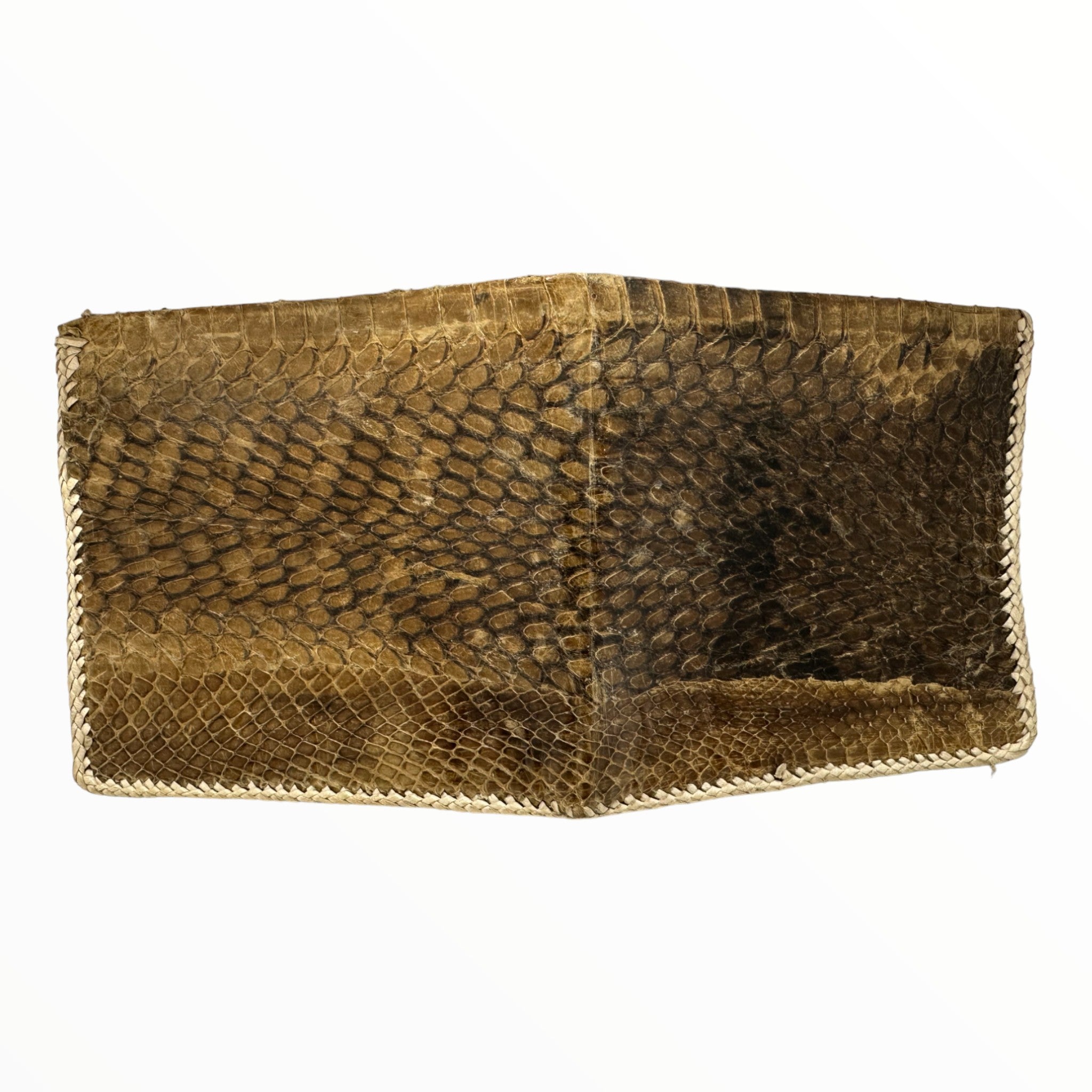 Snakeskin Wallet (Light Brown)