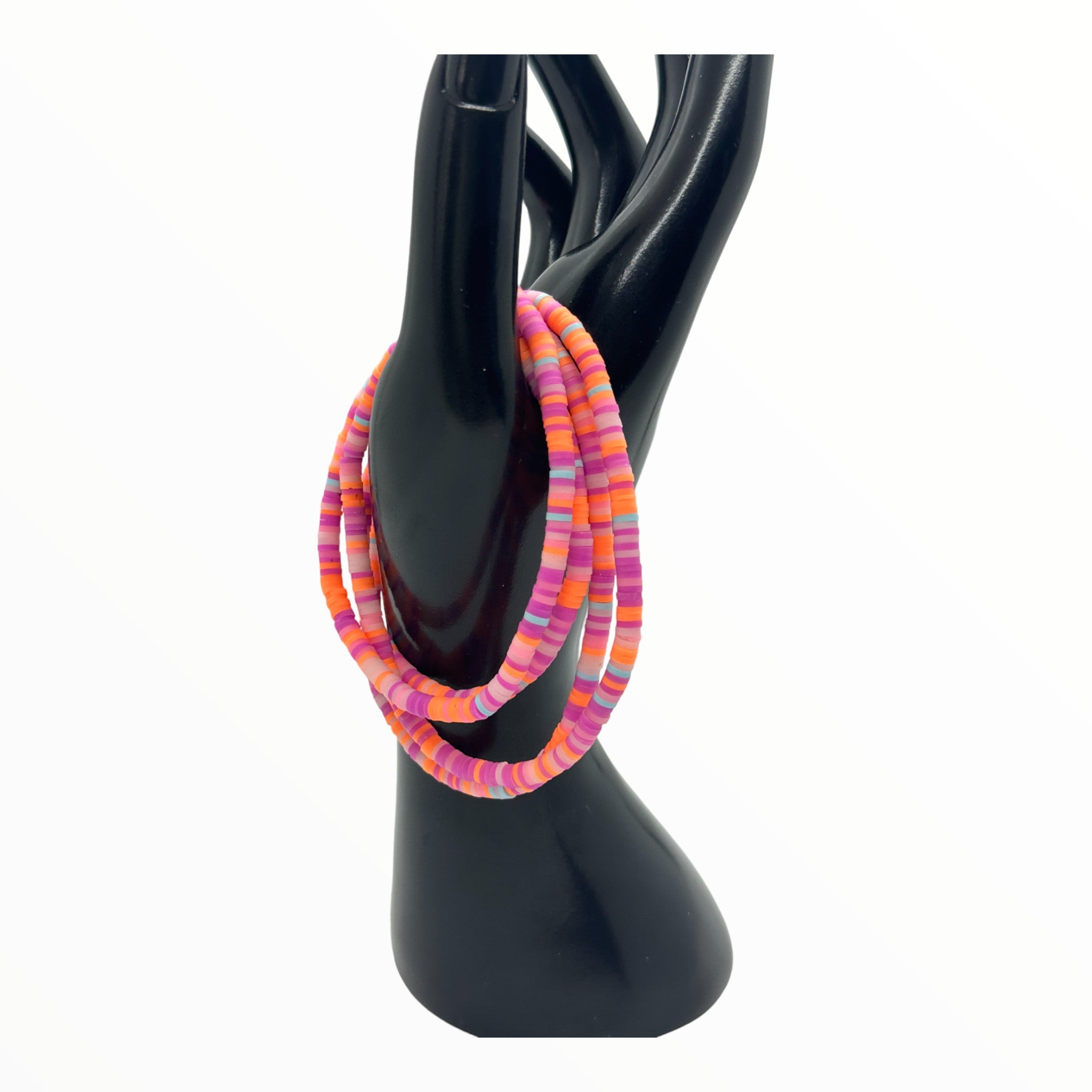 African Coconut Waist Beads- Versatile (Pink)