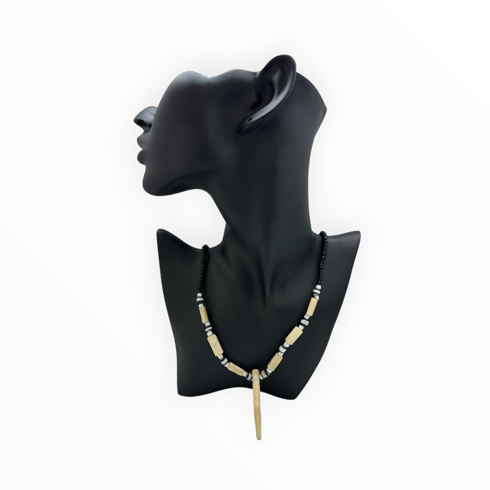ZaZa Bone Necklace With Tusk
