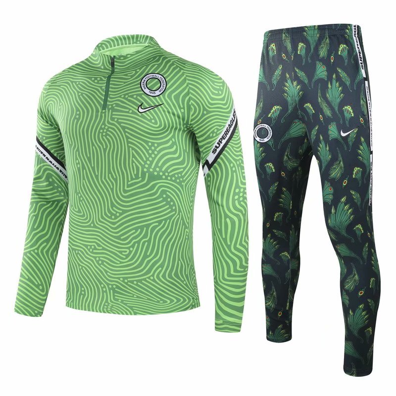 Top and shorts of Nigeria 2020/2021 Track Suit (Lime Green)