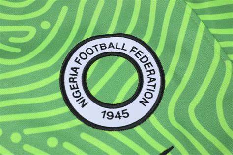 The badge of Nigeria 2020/2021 Track Suit (Lime Green)