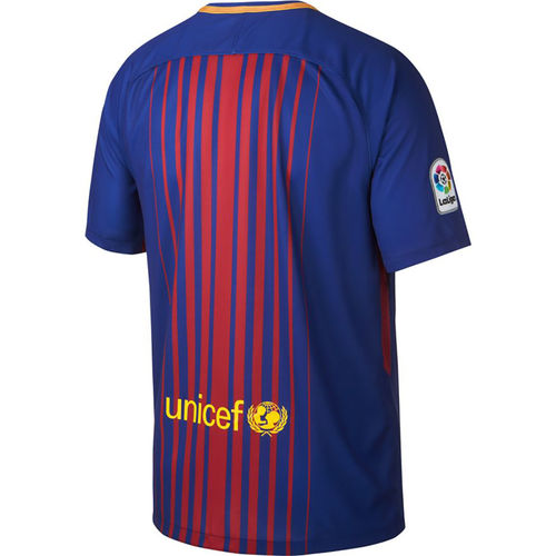Back view of Barcelona Home Soccer Jersey