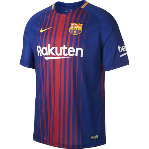 Front view of Barcelona Home Soccer Jersey