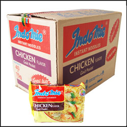A carton of Indomie Chicken Flavour