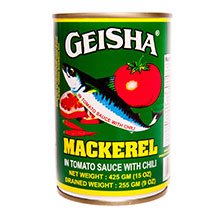 Geisha - Mackerel in Tomato Sauce with Chilli (15 OZ)