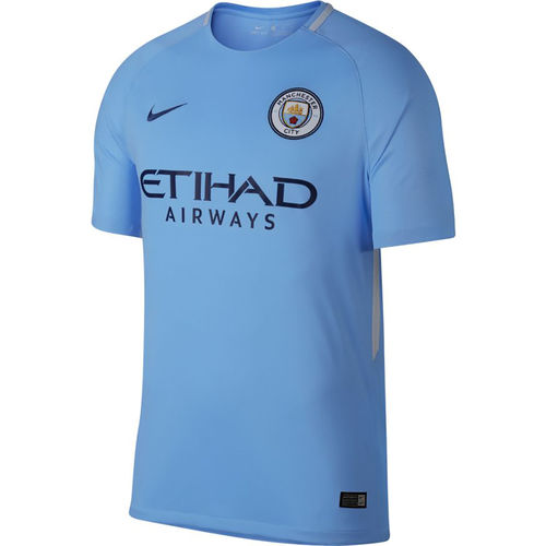Front View of Manchester City Home Soccer Jersey