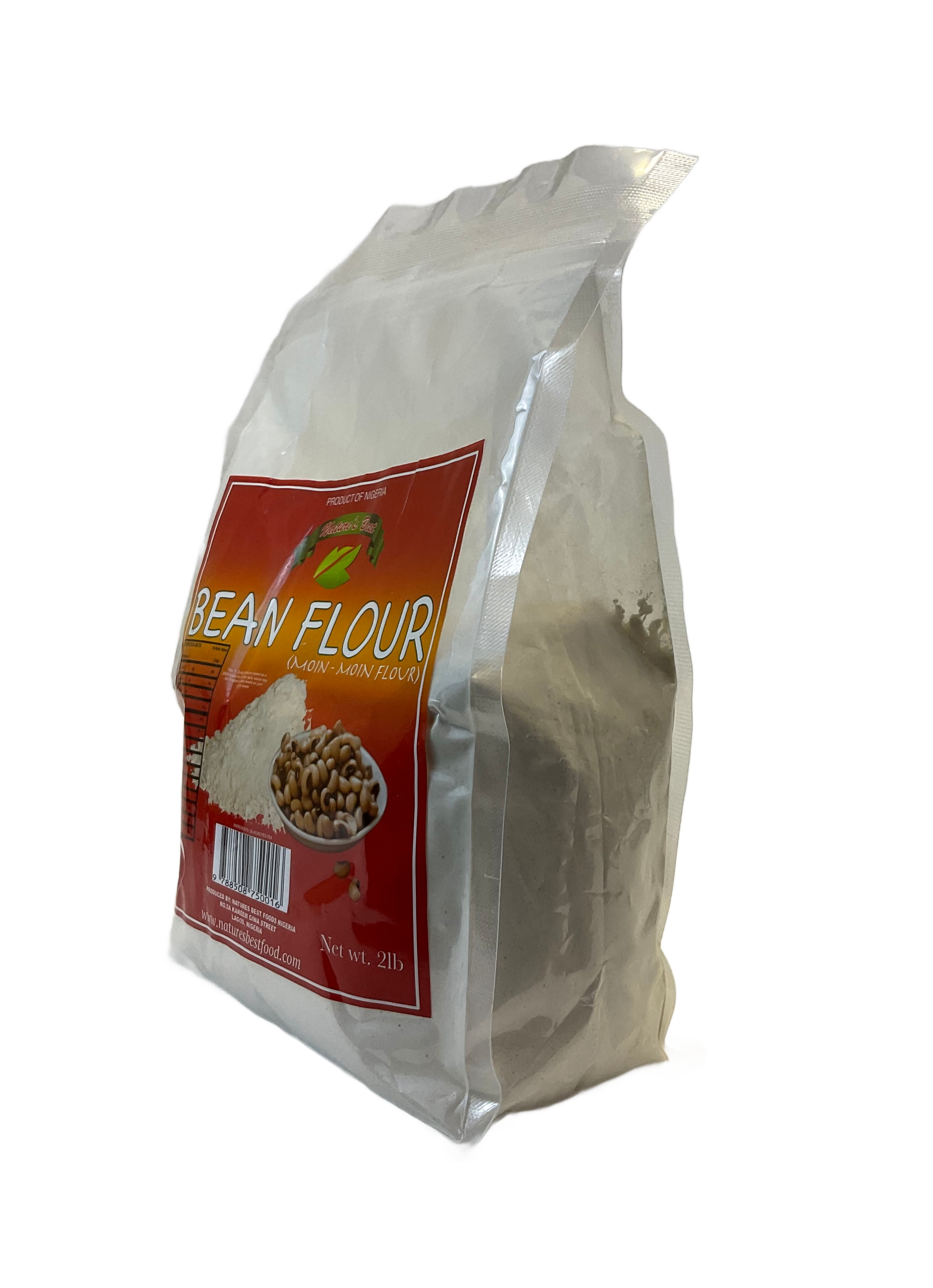 Side view of Nature's Bean Flour