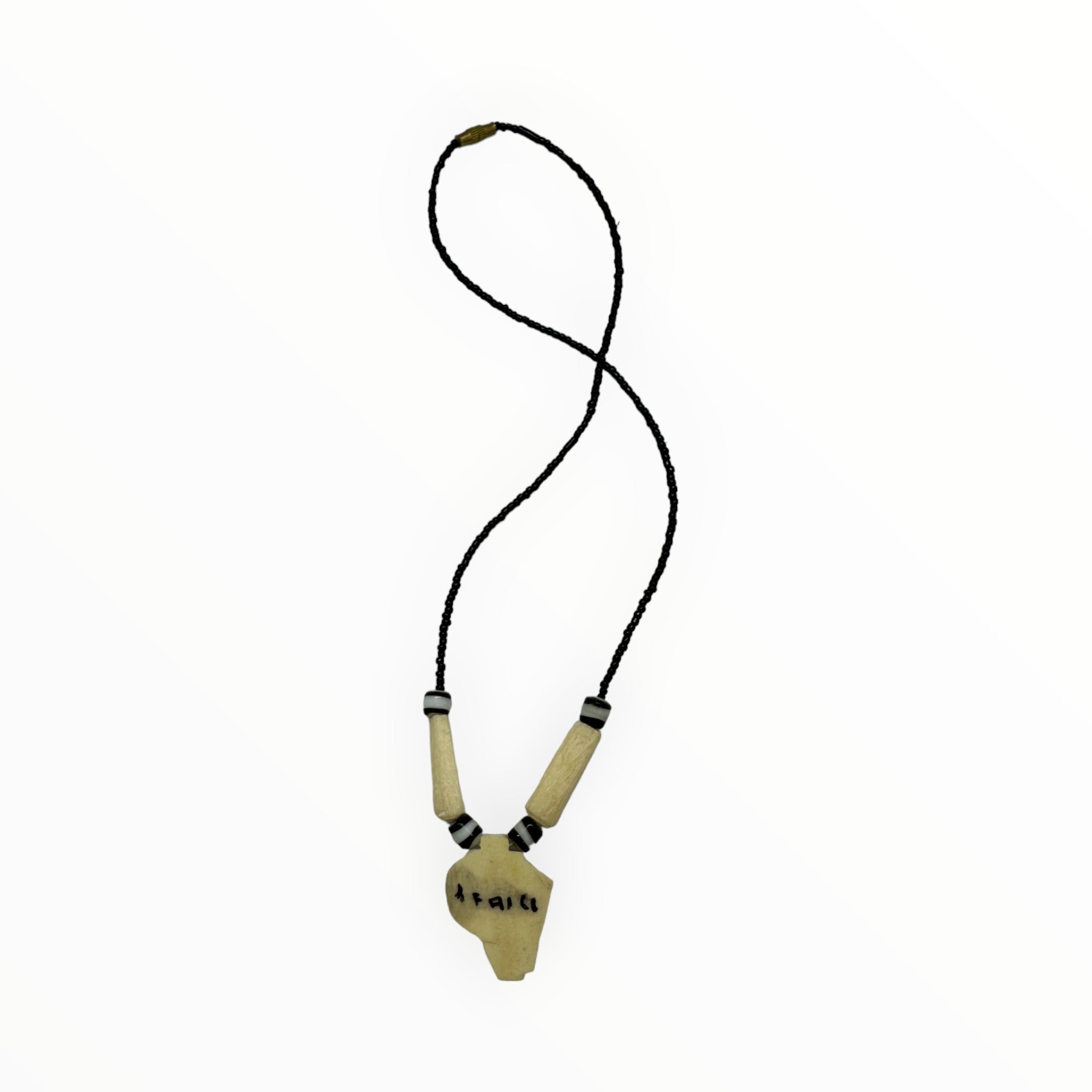 ZaZa Bone Africa Map Necklace