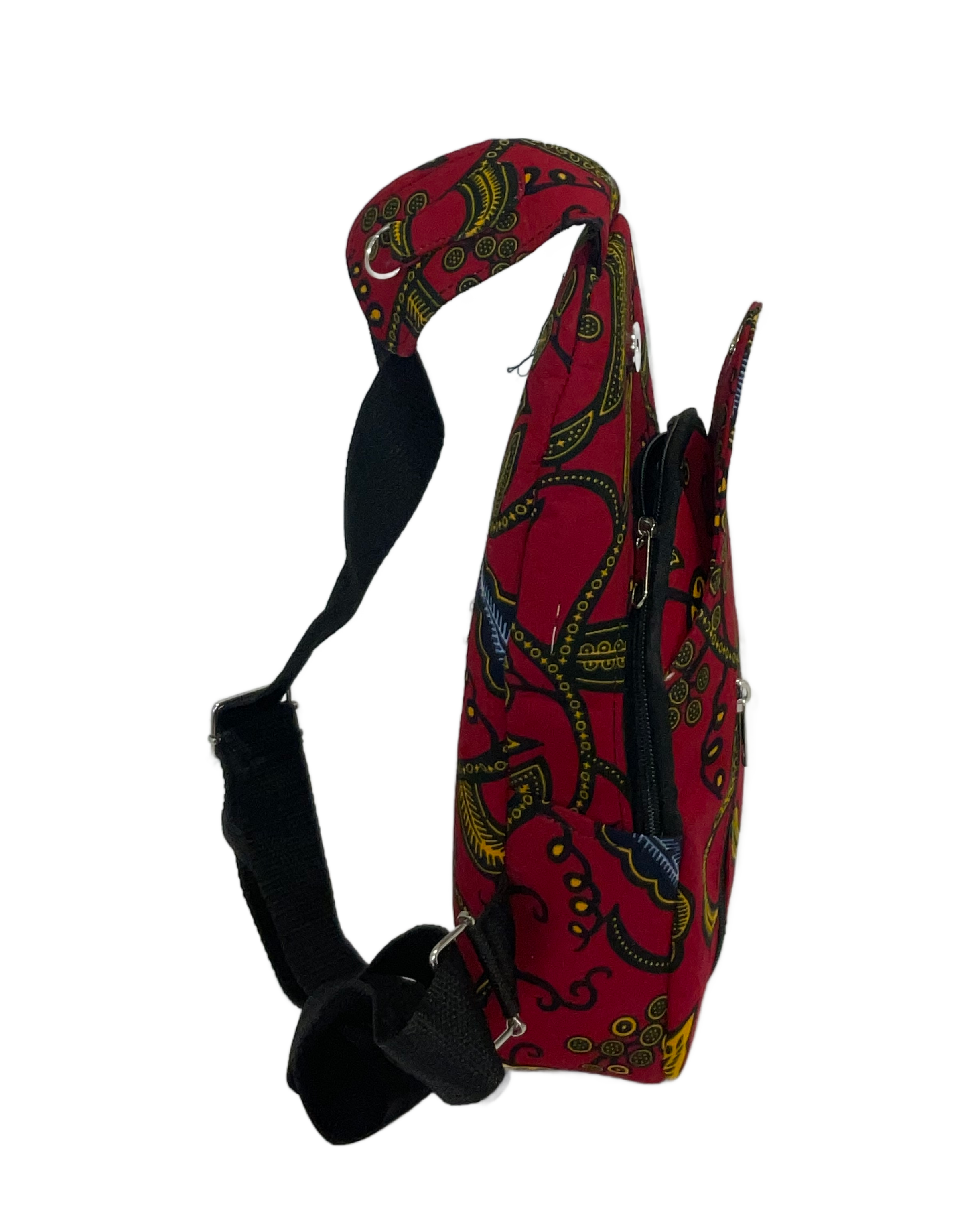 Ankwei Collection Ankara Tote Bag (Red)