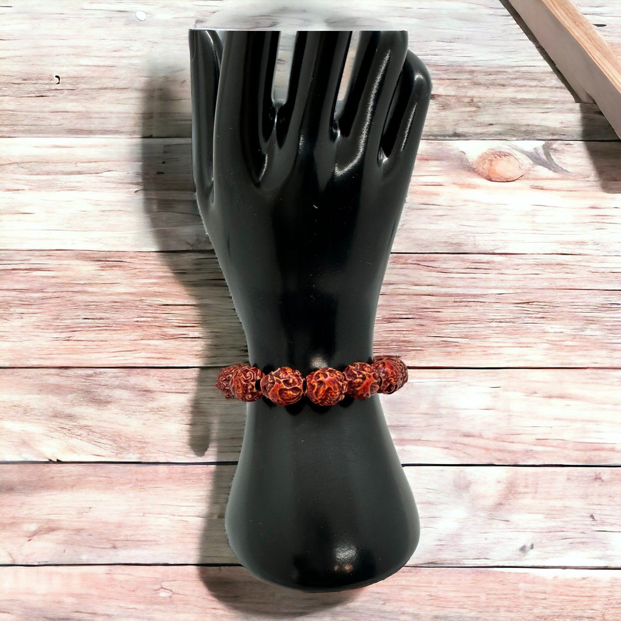 African Beaded Bracelet (Red)