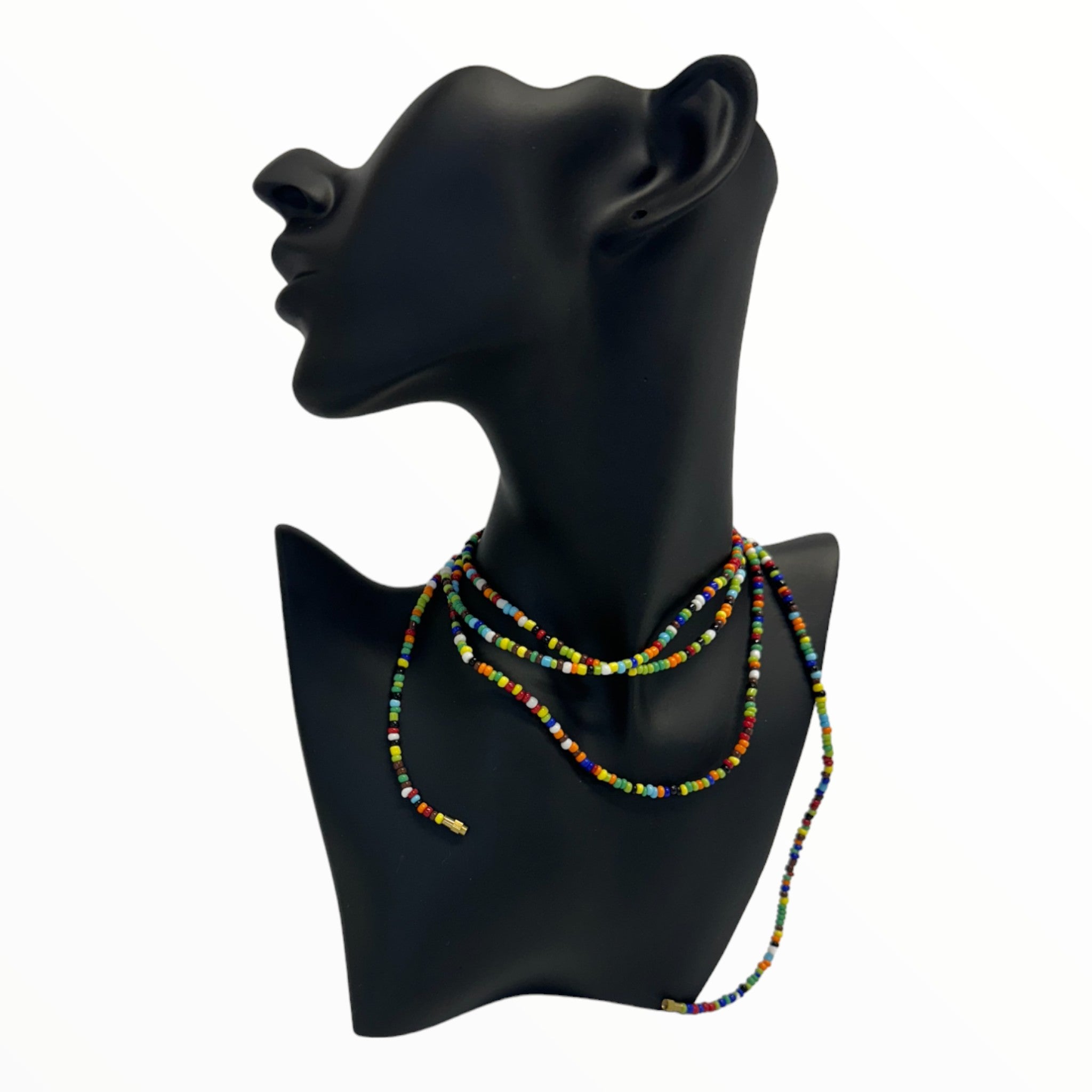 African Waist Beads- Versatile (Green)