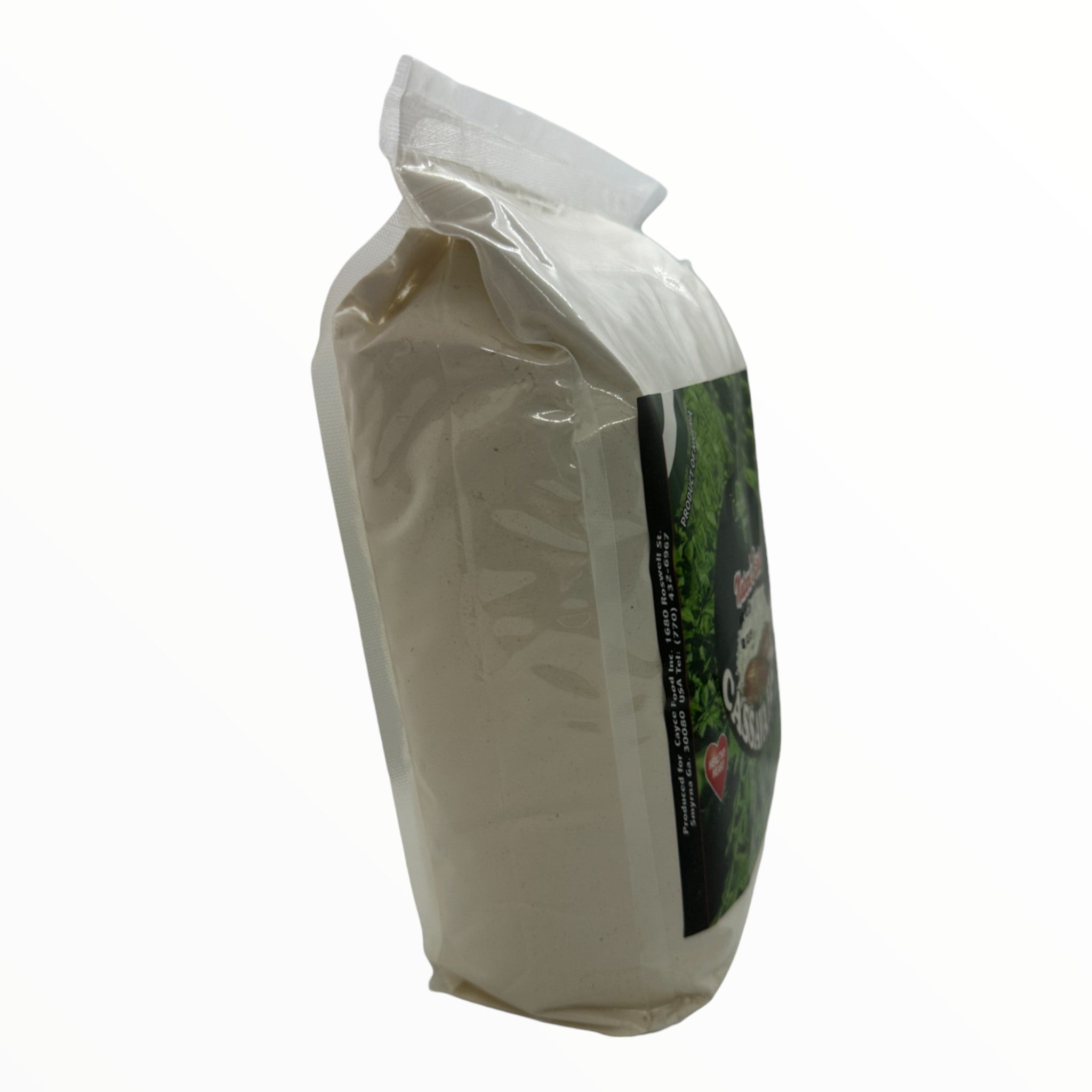Full side view of a Packaged Cassava Flour