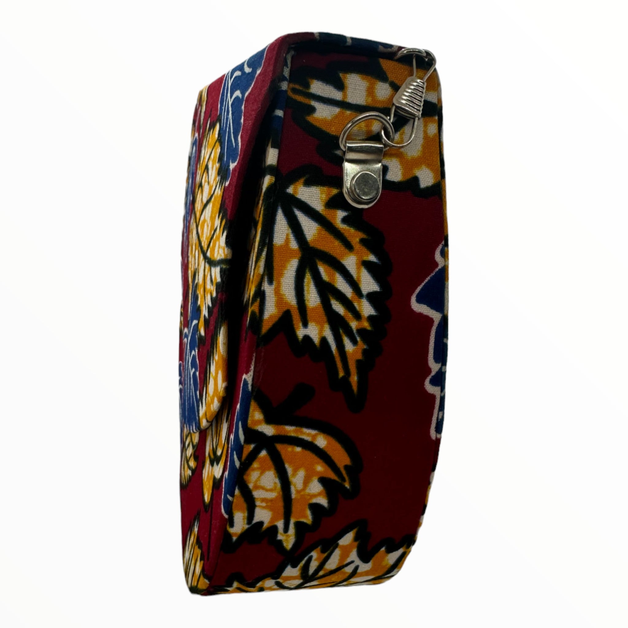 Glorious Ankara  Leaf Satchel Bag