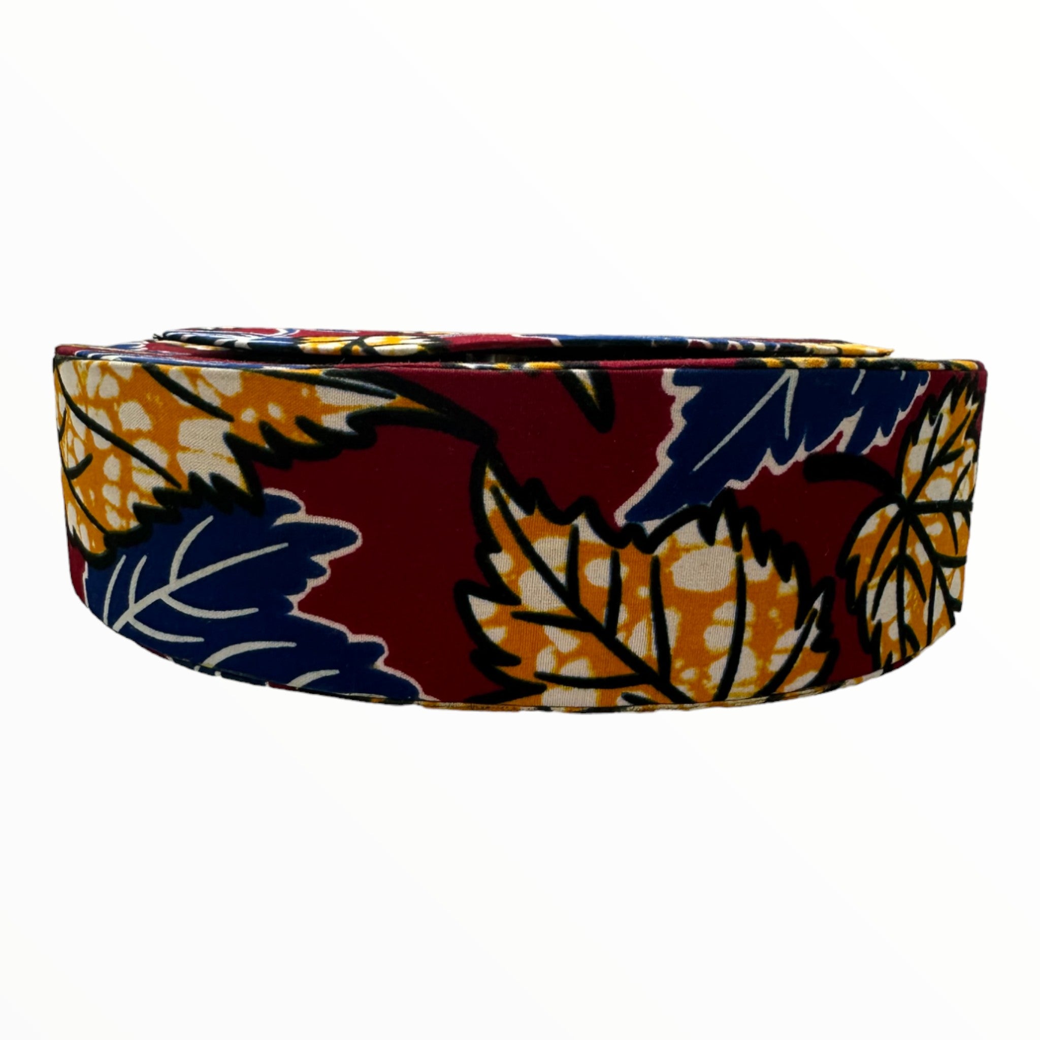 Glorious Ankara  Leaf Satchel Bag