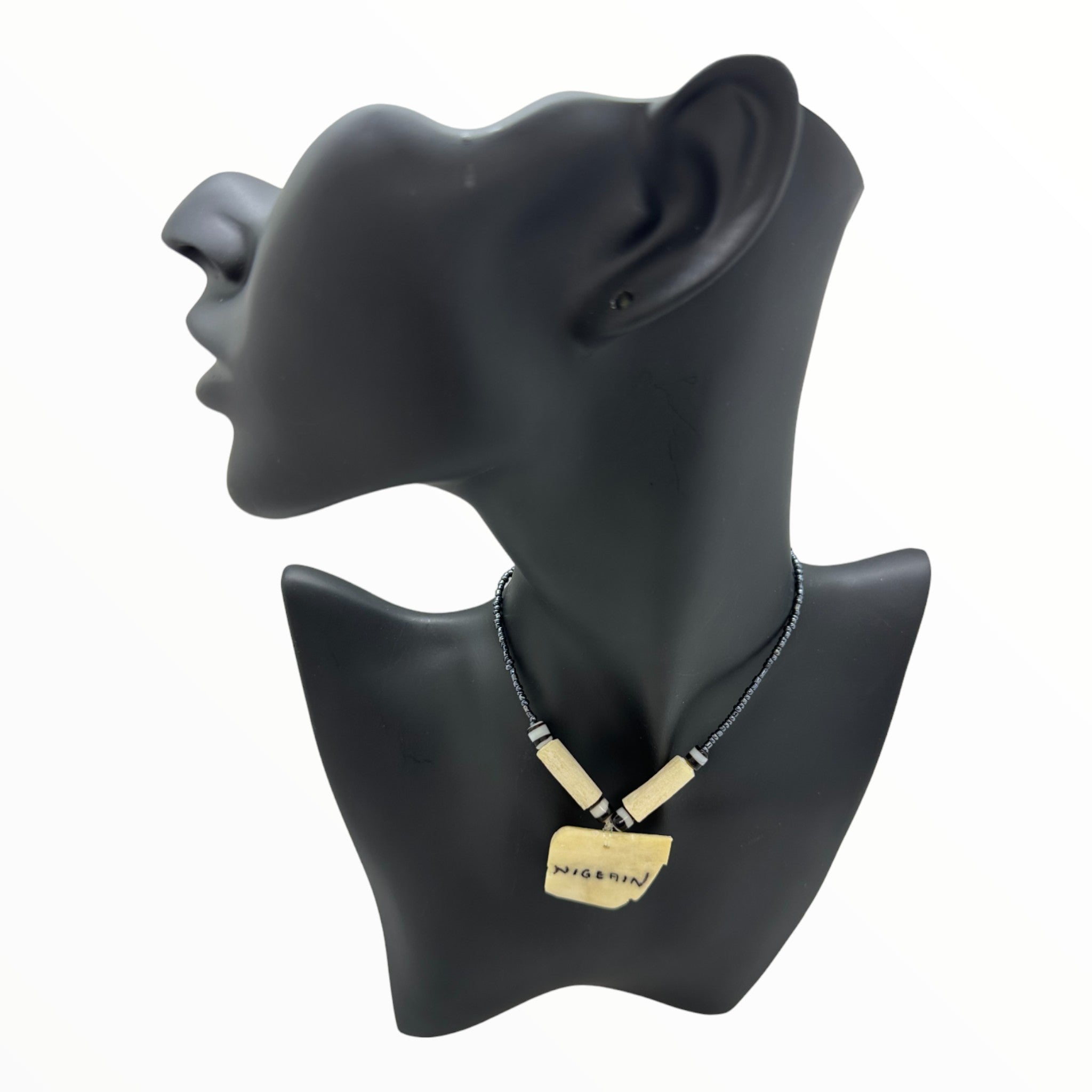 ZaZa Bone Nigeria Map Necklace