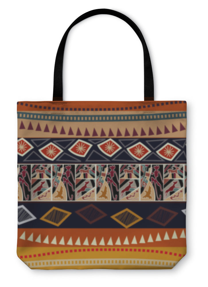 Tote Bag, With African Animals