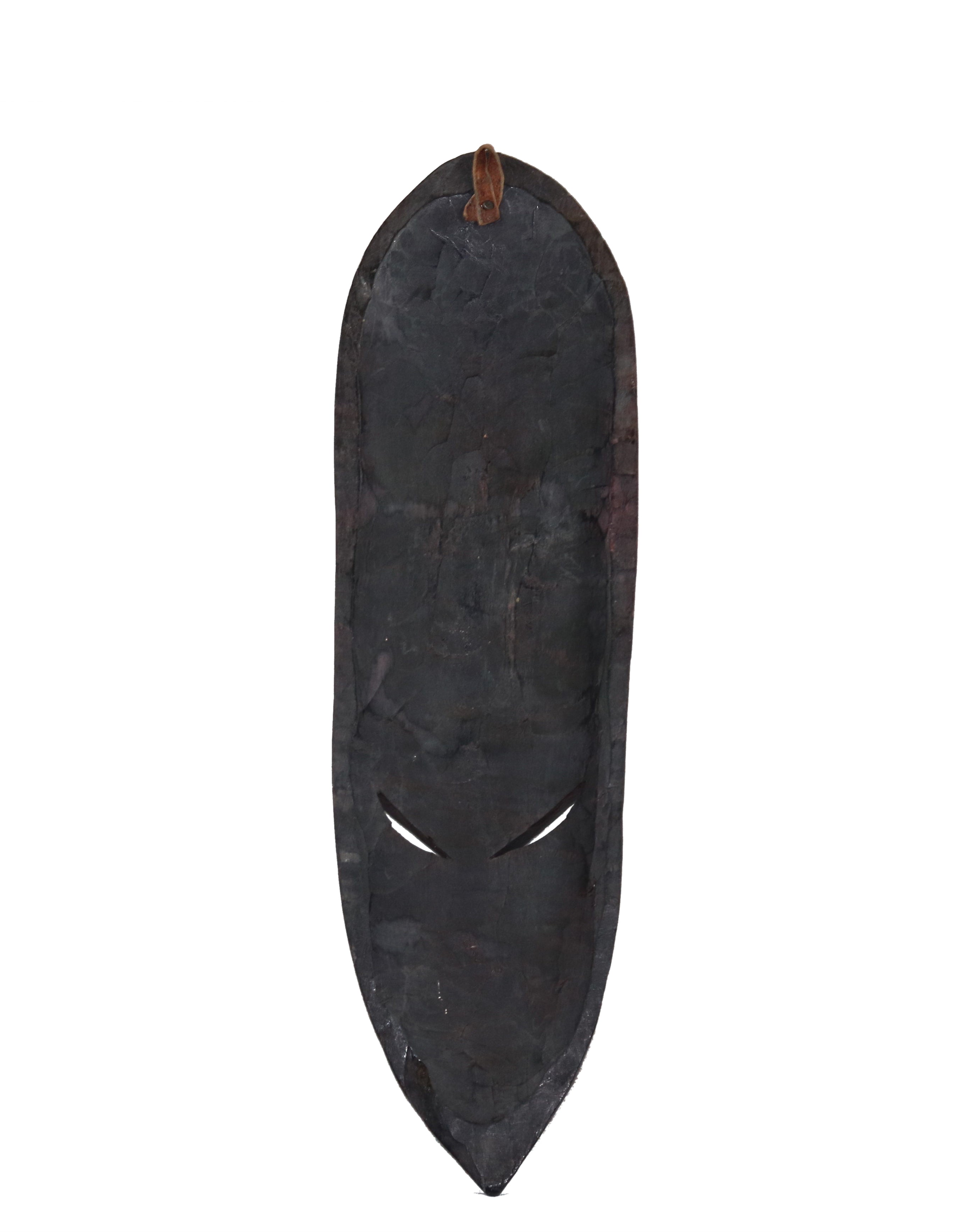 Inside view of A Hand Carved Nigerian Mask - 'Love and Peace'