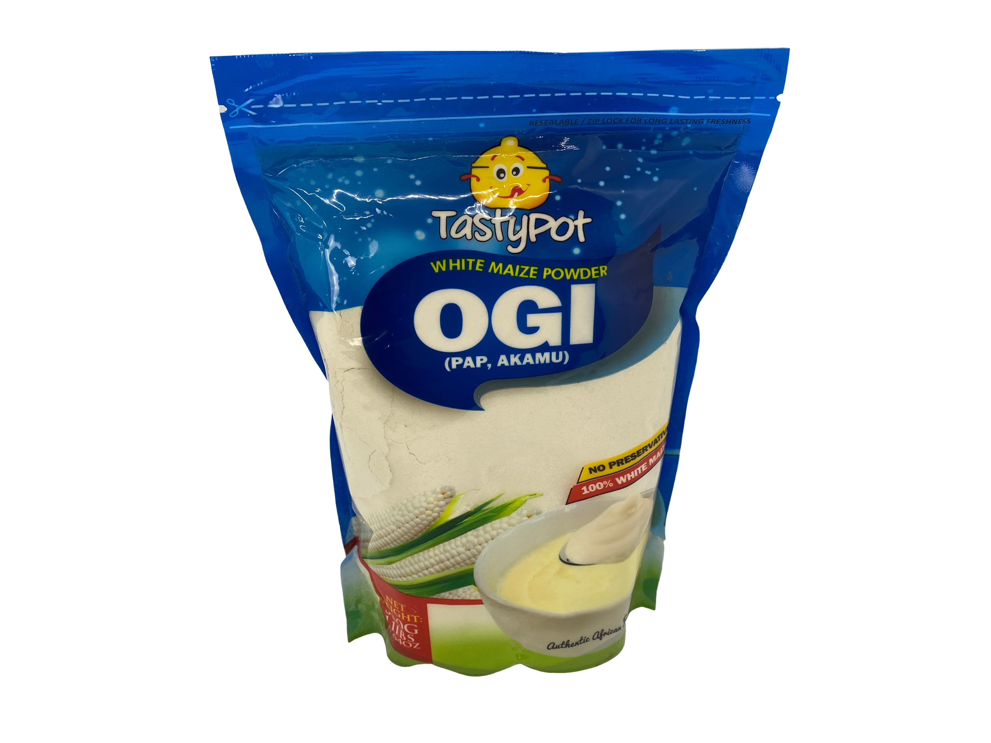 TastyPot - Ogi - Pap - Akamu (White Maize)