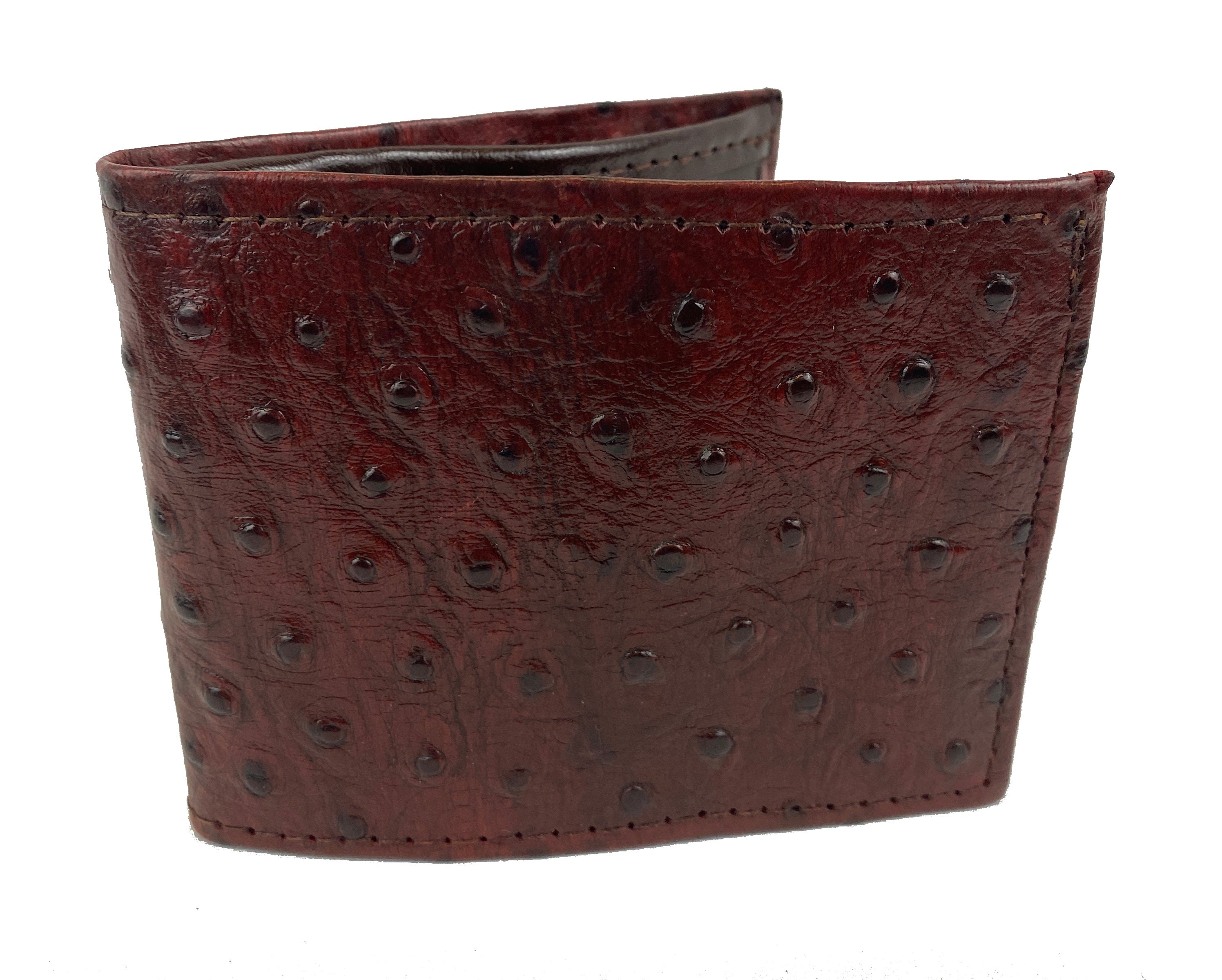 Leather Wallet (Brown Dotted)